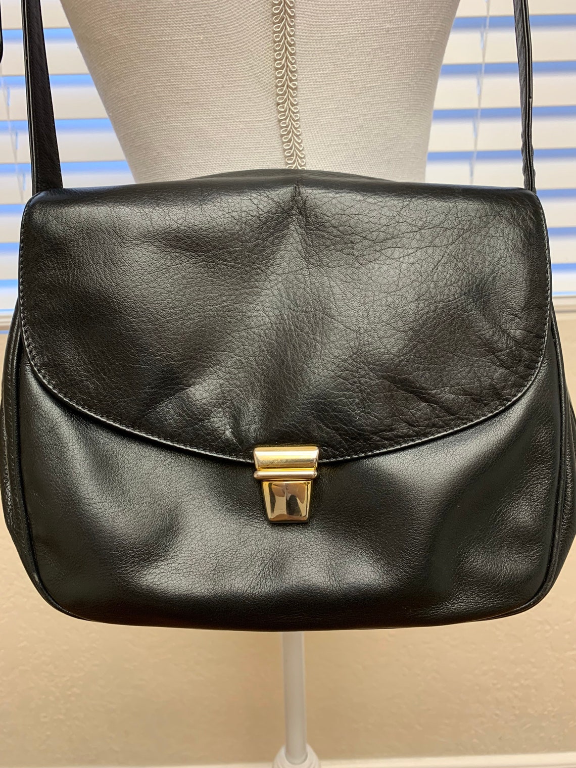 Vintage leather Cole Haan crossbody bag Etsy