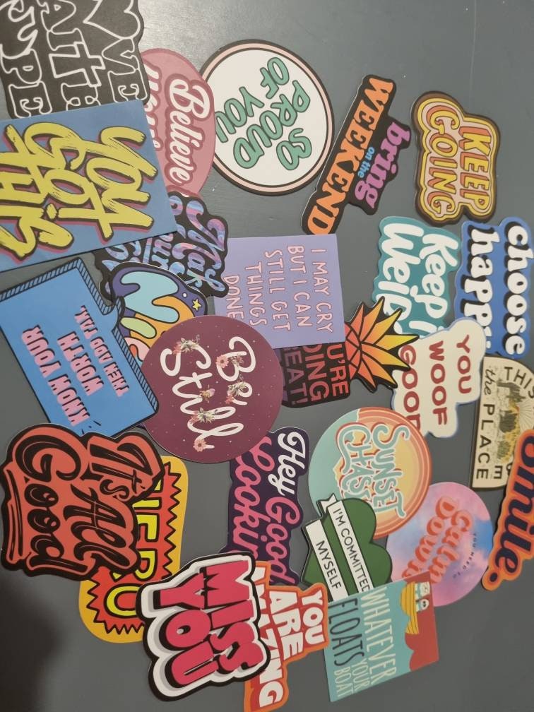 Random words Decal Sticker  Phone/Skateboard  Choose your sticker 