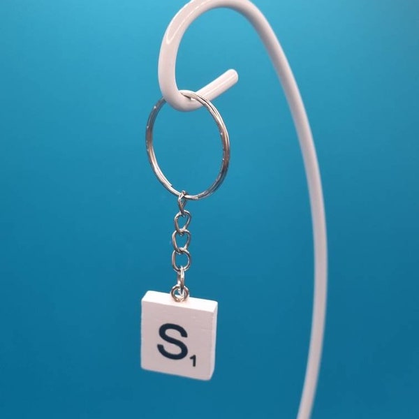 Porte-clés en carreaux de Scrabble, porte-clés, cadeaux personnalisés, porte-clés à lettres, petits cadeaux, breloques de sac, faveurs de mariage, bas de remplissage, bracelet