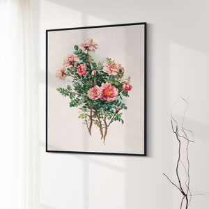 野生の花のアートプリント 植物の花のアート 印刷可能な水彩画の花 即時ダウンロード ヴィンテージ 19 植物のプリント 花柄 印刷可能なアート 08