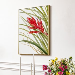 野生の花のアートプリント 植物の花のアート 印刷可能な水彩画の花 インスタントダウンロード ヴィンテージ 19 植物のプリント 花柄 印刷可能なアート 19