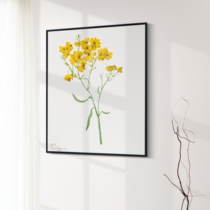 Flowers Art | Printable Digital Download | Vintage Easter Print | Spring Artwork | Vintage flower Painting. Art 4