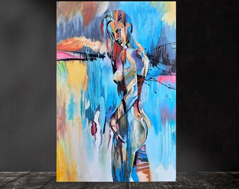 Oil Nude - Etsy