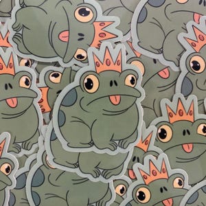 Frog Prince Sticker
