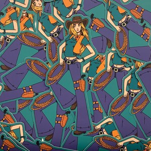Cowgirl Sticker