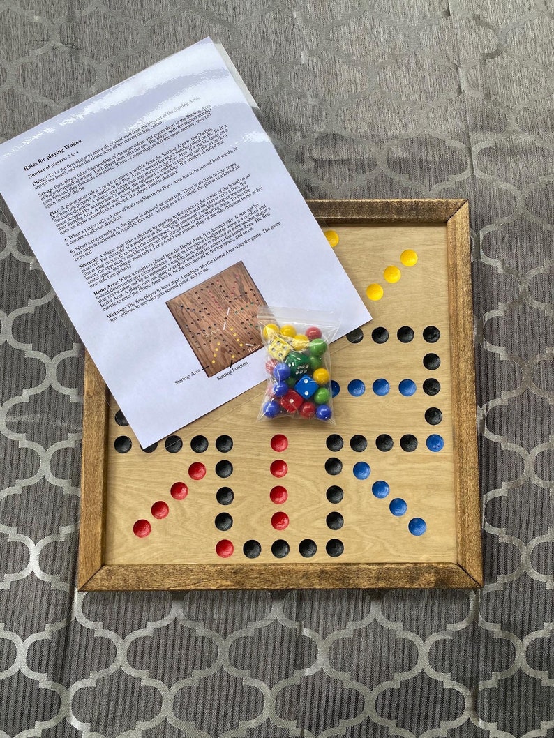 12 Wahoo Travel Size Board Game Aggravation Board Game Etsy