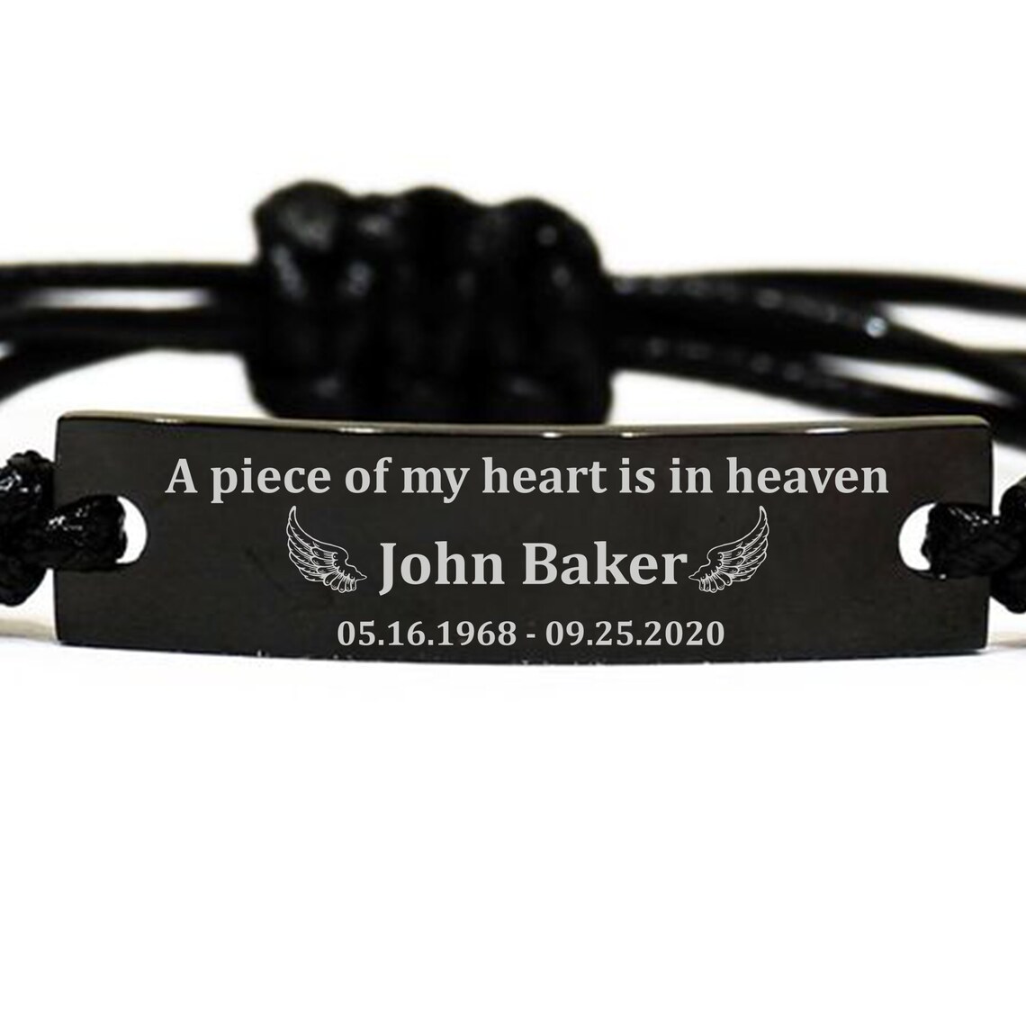 Personalized memorial BraceletMemorial BraceletA piece of my Etsy