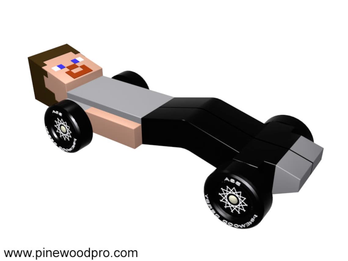 Minecraft Pinewood Derby Car Templates