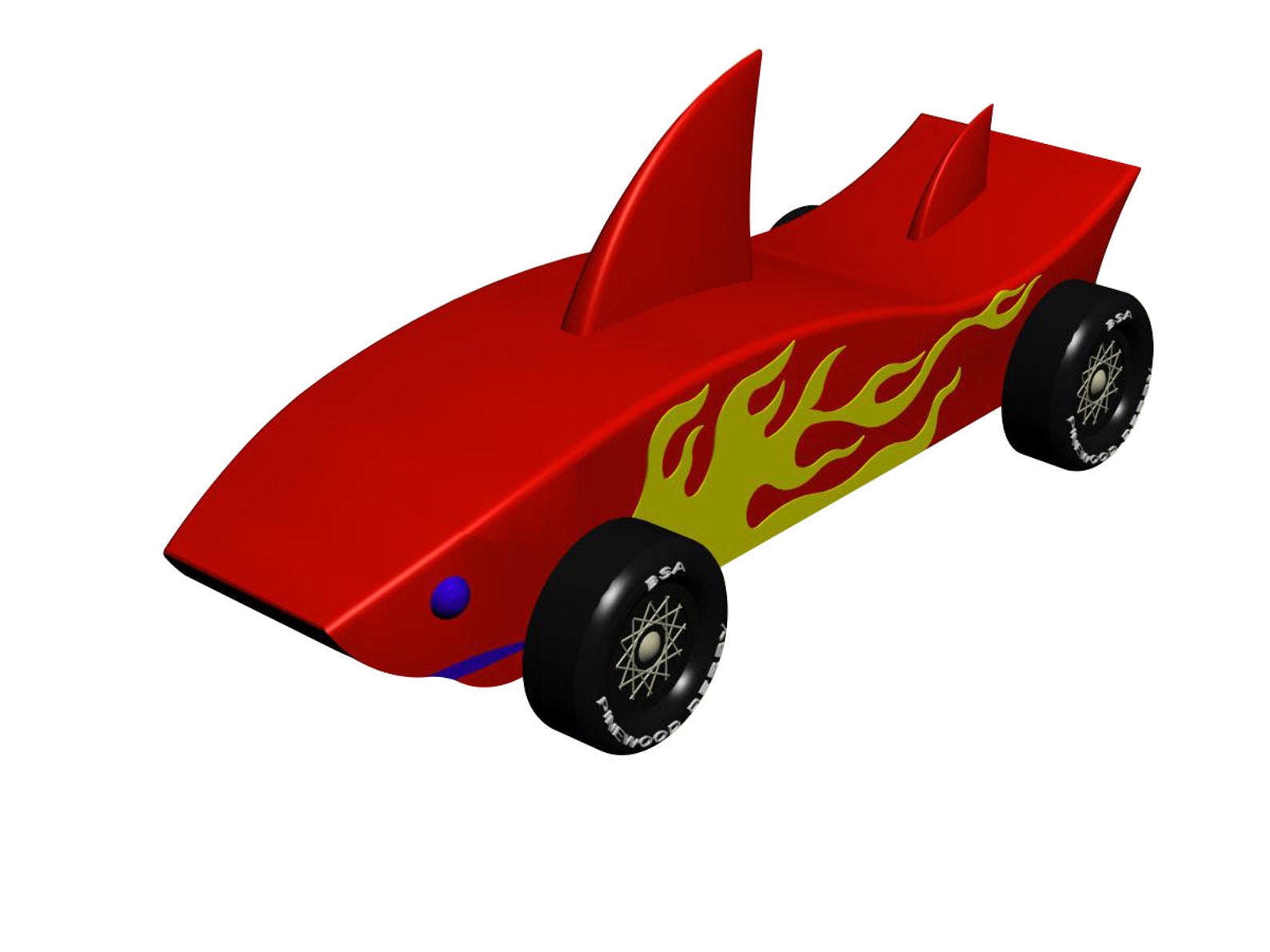 printable-shark-pinewood-derby-car-template