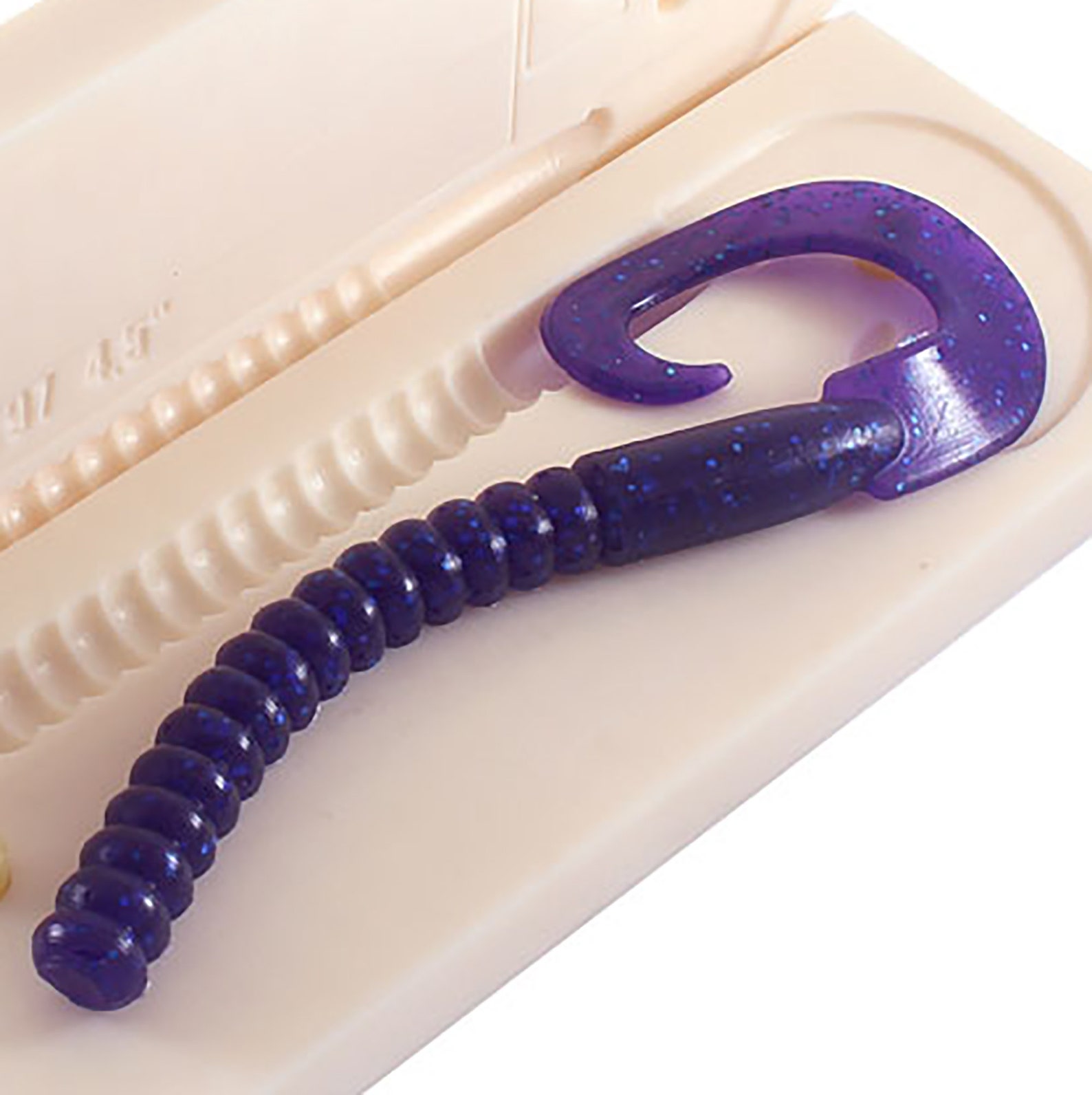 Fishing soft bait mold PowerWorm 45 inch model T97 Etsy