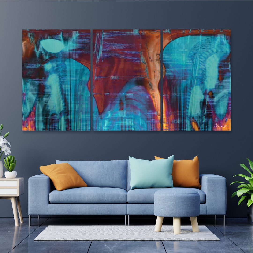 Modern Abstract Canvas Art, Home Decor, Art Decor, Office Decor, Nature ...