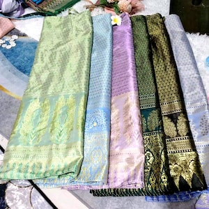 Thai Sarong Wrap: Batik Boho Dress, Adjustable Peacock Skirt