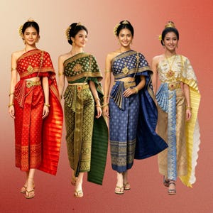 Thai traditional clothing for men - Etsy 日本