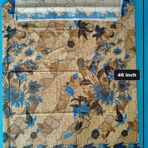Batik Sarong Wrap 72" X 46" Colorful Summer Beach Cover Ups, Bali Batik Fabric Textiles Clothes & Decorative Clothes - Floral Flower Dress image 6