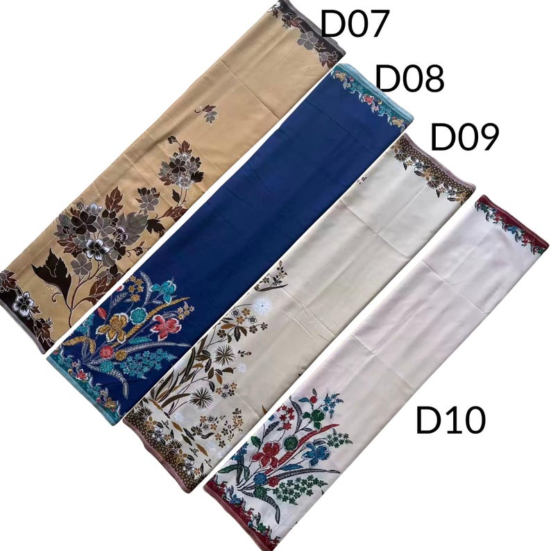 Batik Sarong Wrap 72" X 46" Colorful Summer Beach Cover Ups, Bali Batik Fabric Textiles Clothes & Decorative Clothes - Floral Flower Dress image 10