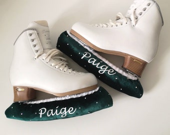 Custom Ice Skate Soakers, Figure Skate Soakers, Personalised Ice Skate Soakers, Blade Soakers