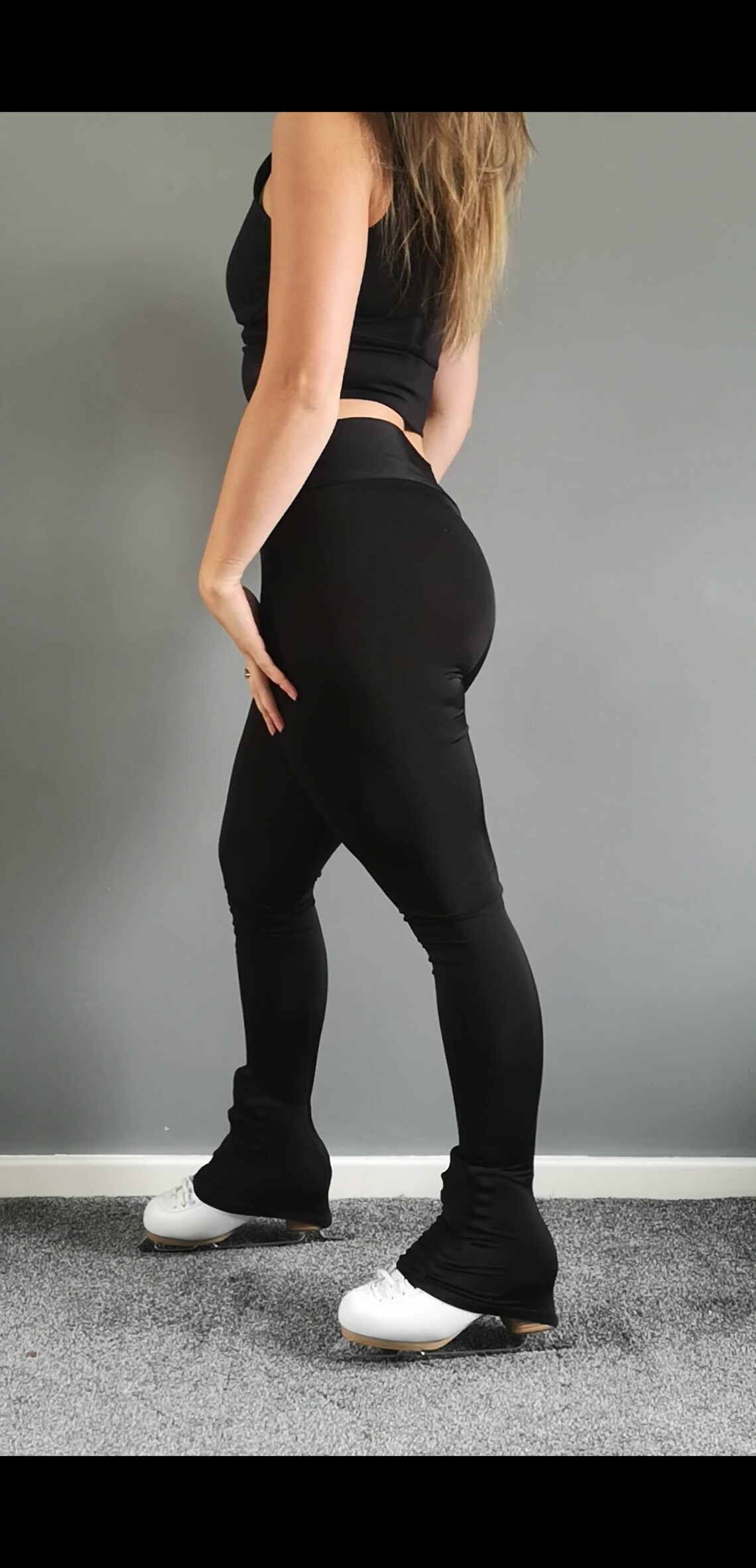 Figure Skate Ice Skate Leggings Over the Skate Leggings Etsy UK