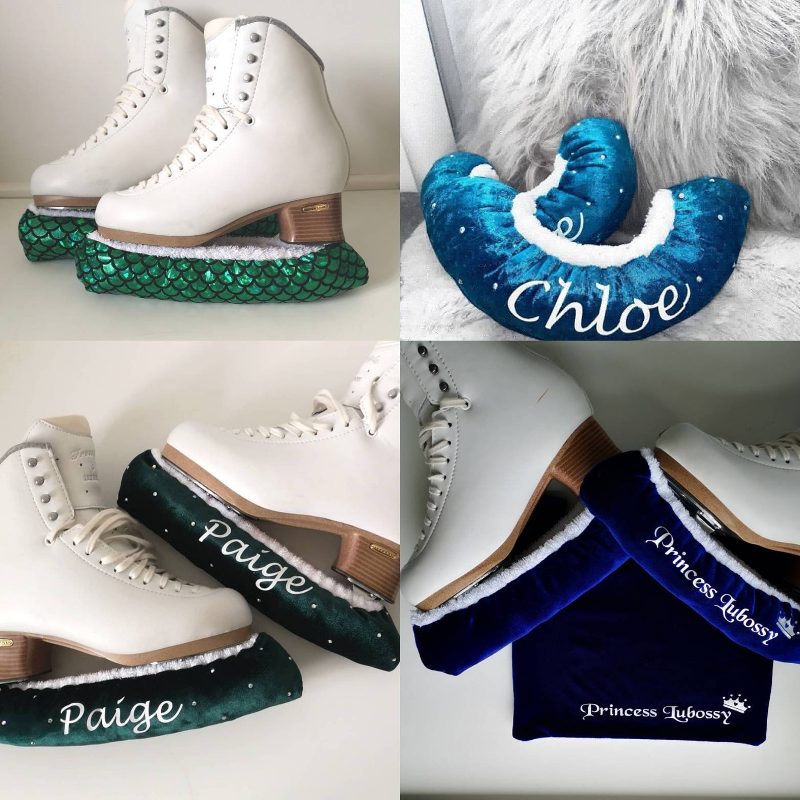 Custom Ice Skate Soakers Figure Skate Soakers Personalised Etsy UK