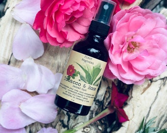 Tobacco + Rose Sacred Mist {Energy Clearing Spray / Smokeless Cleanse}