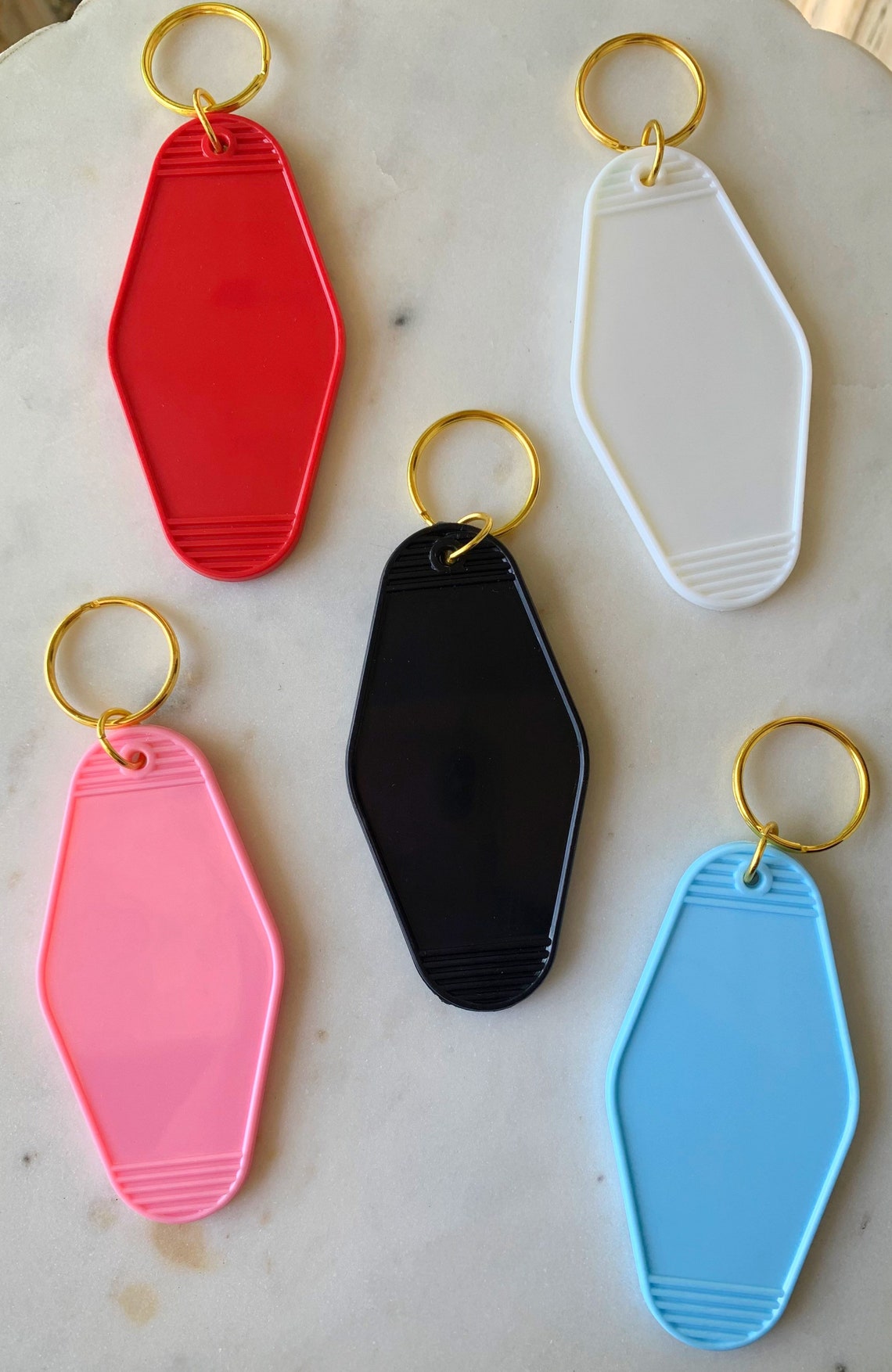 Personalize or Blank Vintage Motel Keychain Blanks Hotel Etsy Australia