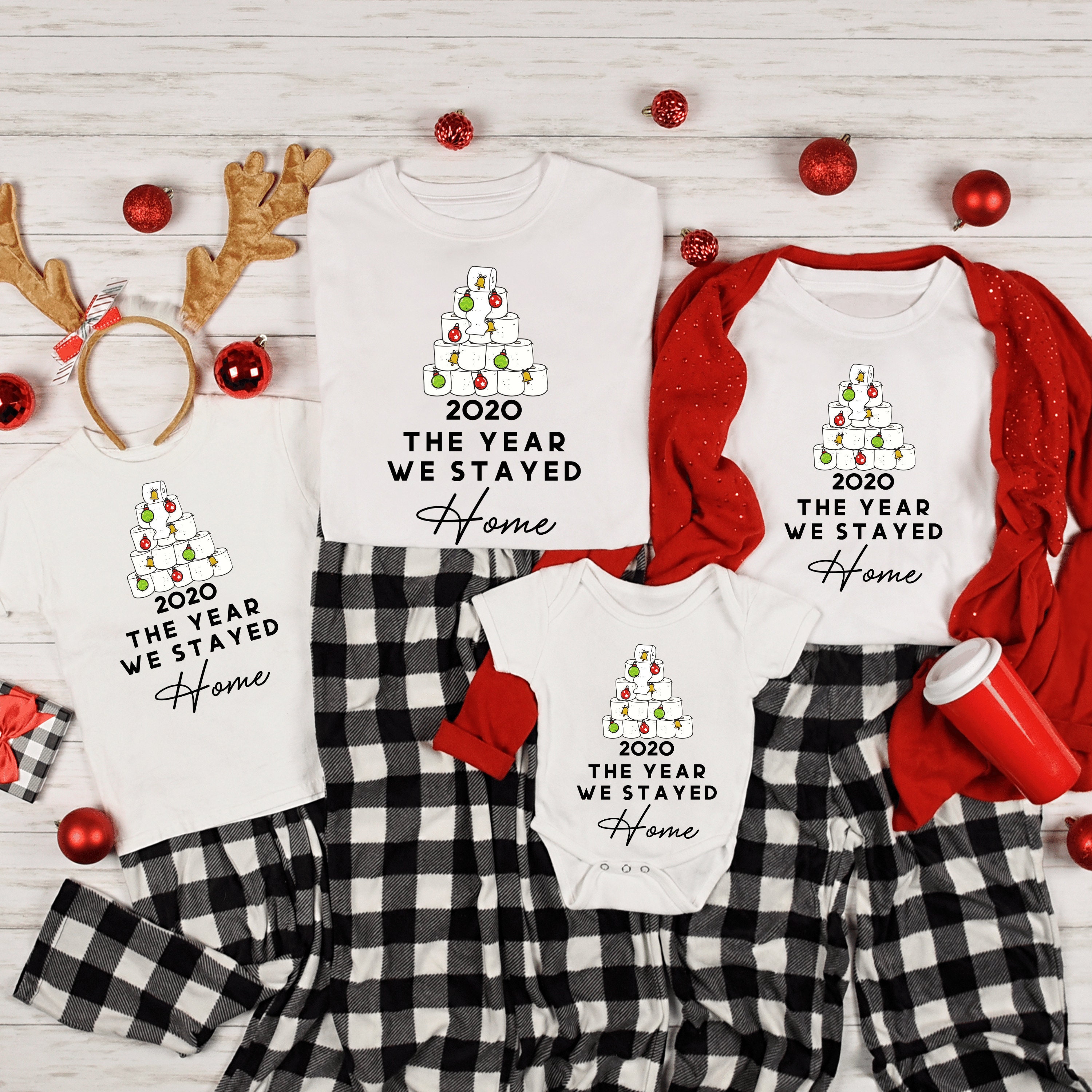Family Christmas Pajama Shirts Matching Christmas 2020 Etsy