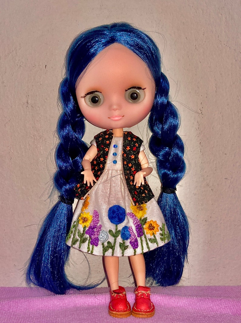 Sewing Pattern_cap Sleeve Dress for BJD 1/10 and Middie Blythe Etsy