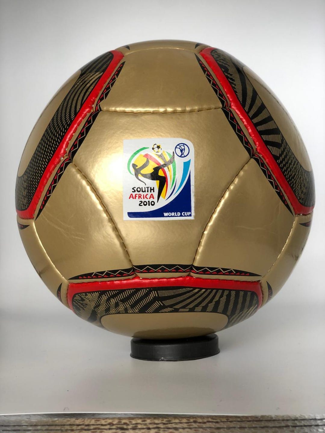 Handmade 2010 World Cup Golden Soccer Ball: South Africa Final
