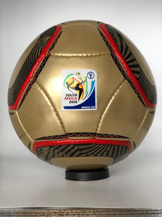 Handmade 2010 World Cup Golden Soccer Ball: South Africa Final