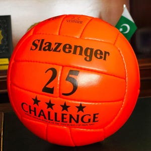 World Cup 1966 Soccer Ball Slazenger 25 Challenge England Final Match Ball, Hand Stitched Soccer Ball Collectible, Vintage Ball Gift for Him