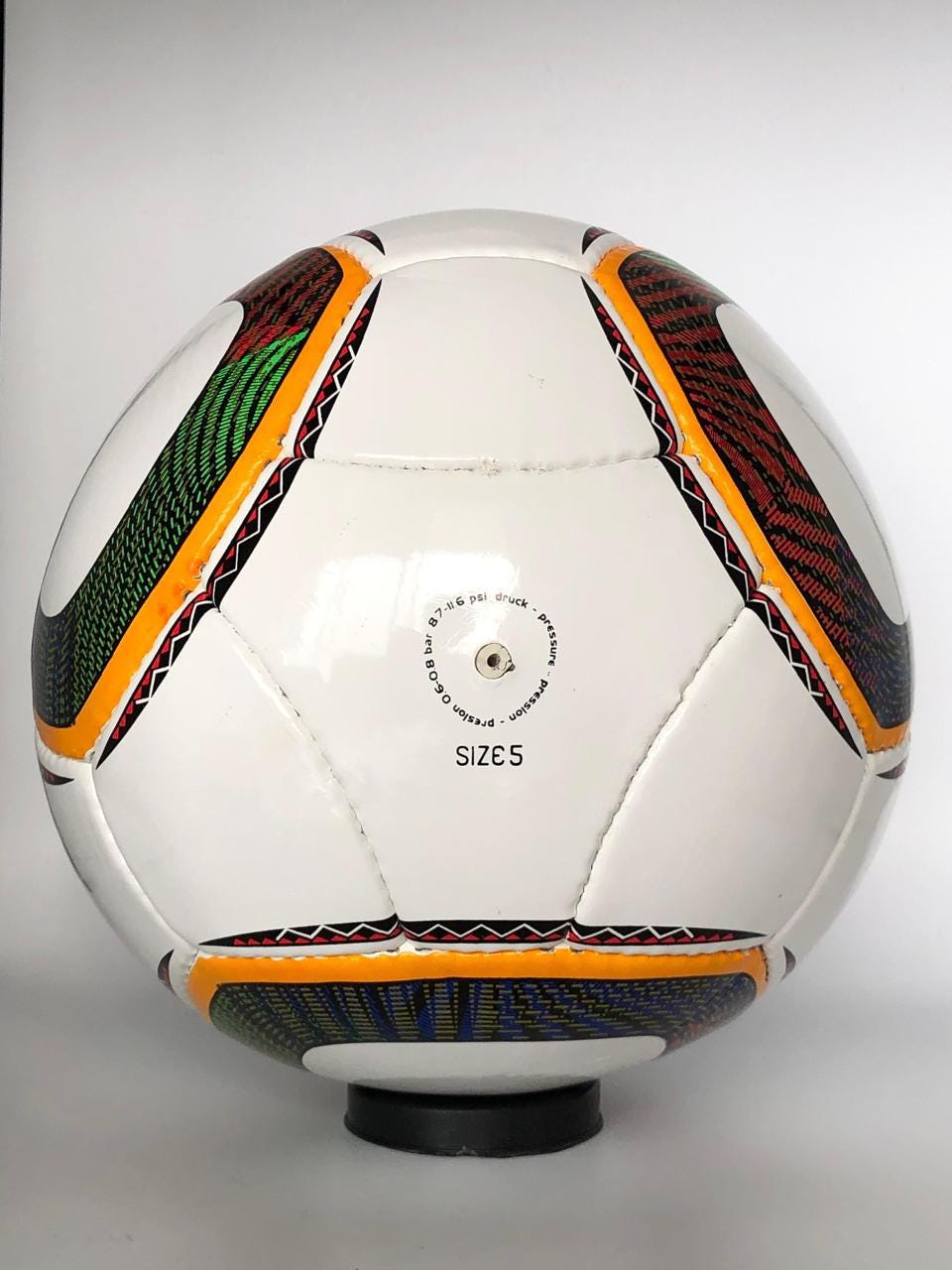 2010 World Cup South Africa Soccer Ball Size 5 Match Ball, White