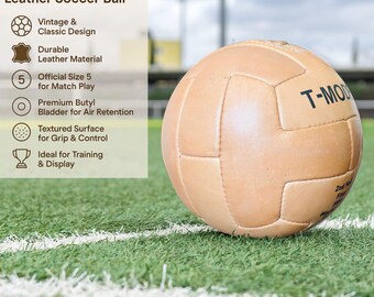 1930年ワールドカップサッカーボール：手縫いヴィンテージレザーT