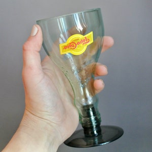 Handmade Upcycled Topo Chico Glass: Eco-Friendly Beverage Glass