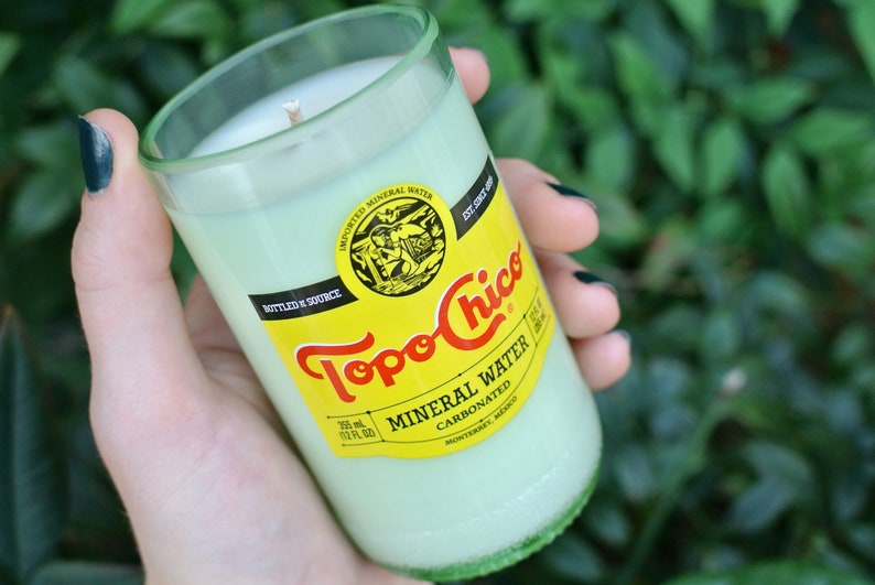 JustForYouCandleCo Topo Chico Candle