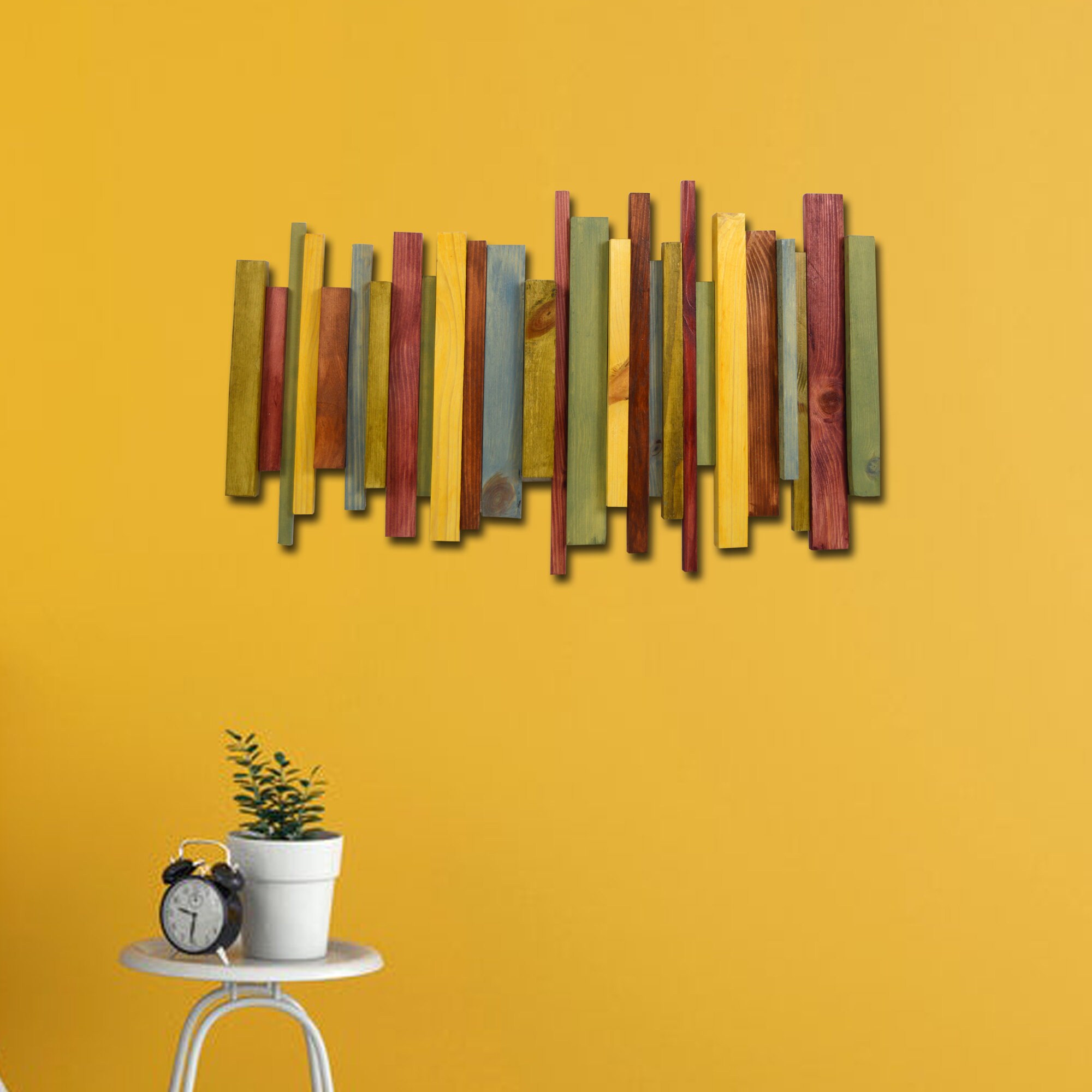 Soundwave Wood Wall Art 3D Art Sculpture Contemporary Etsy