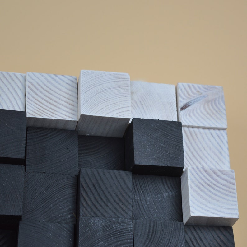 LARGE Unique Wood Wall Art Modern Wooden Sculpture Etsy