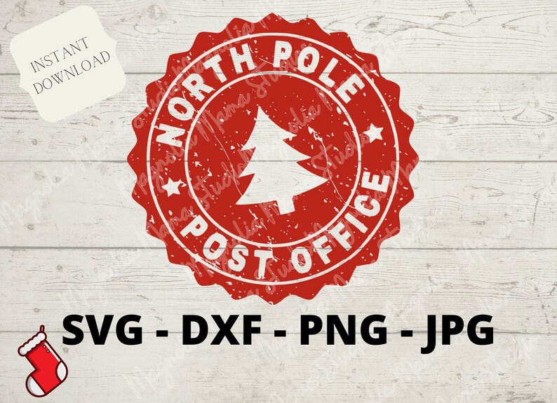 Download North Pole Post Office SVG Christmas Digital file Santa ...