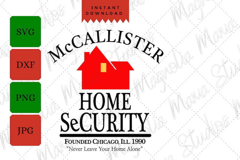 Download Mccallister Home Security Svg Home Alone Svg Christmas Movie Etsy