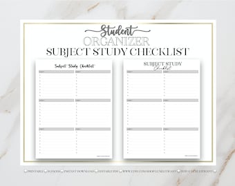 Student Organizer - DIGITAL DOWNLOAD