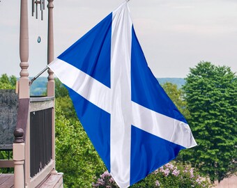 Scotland Flag Wood Etsy