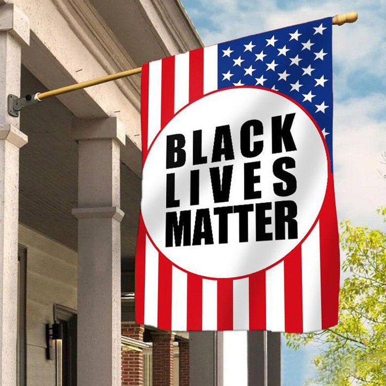 Black Lives Matter Flag Black History Flag African American image 0