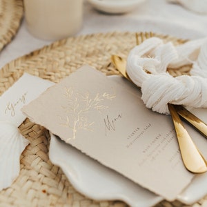 wedding menu