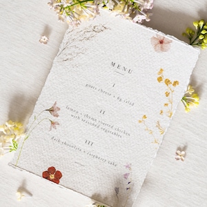 wedding menu