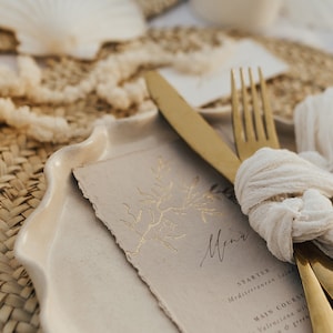 wedding menu