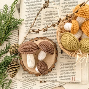 Crochet Mushrooms, Crochet Food, Vegetables, Educational Toys, Play Kitchen, Grocery Store, Montessori, Kitchen Accessories Toys