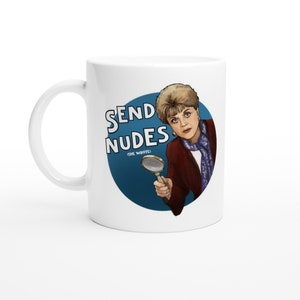 Jessica Fletcher Mord sie geschrieben rude White 11oz Keramik Tasse