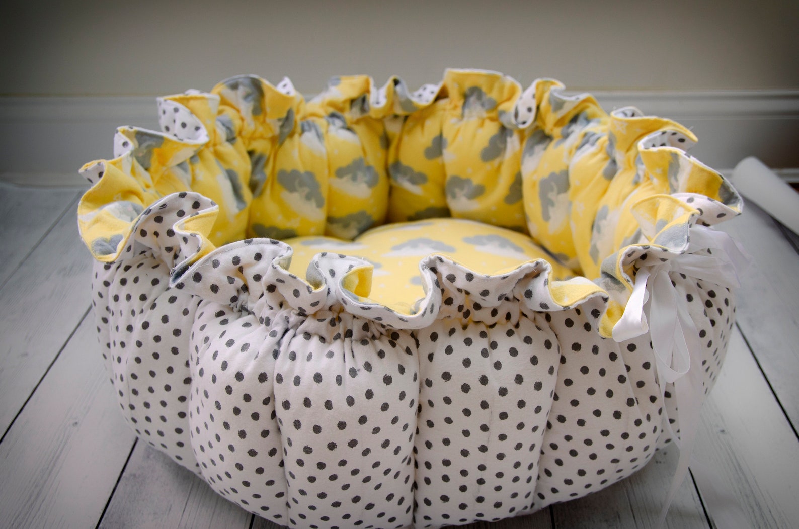 Reversible Bed Nest With Matching Blanket and Pillows Etsy