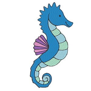 Embroidery file seahorse Seahorse embroidery file seahorse