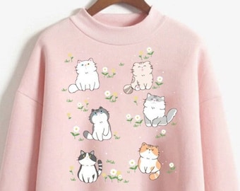 kawaii cat sweater