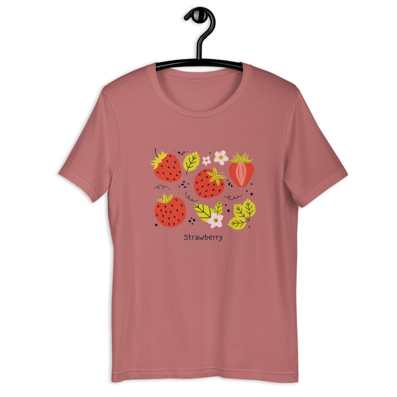 Kawaii Strawberry Shirt Kawaii Shirt Aesthetic Clothing Kawaii Etsy