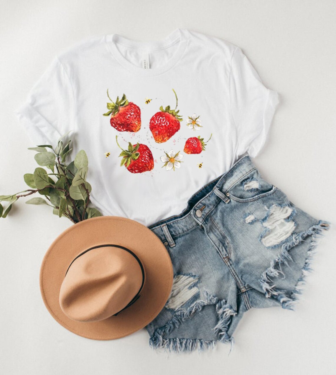 Strawberry Shirt Strawberry Clothes Strawberry Top Etsy
